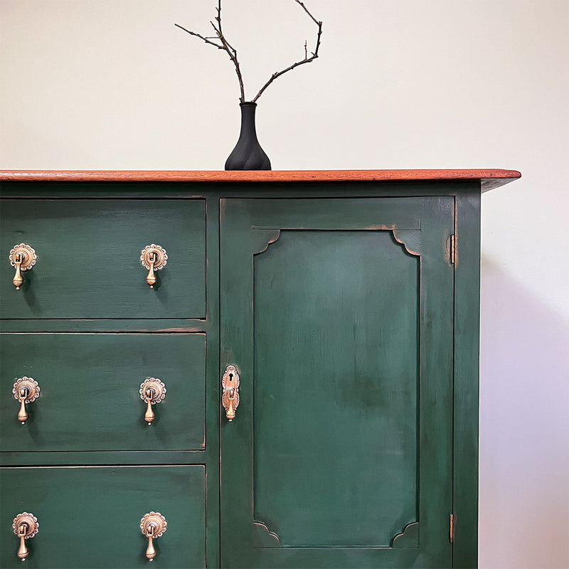 Super Stunning Newly Refurbished Original Victorian Queen Anne Oak Sideboard