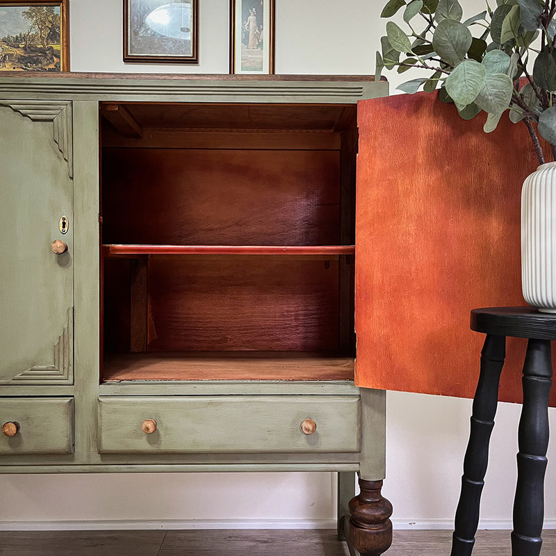 Newly refurbished, stunning and beautiful Edwardian Original English Oak sideboard