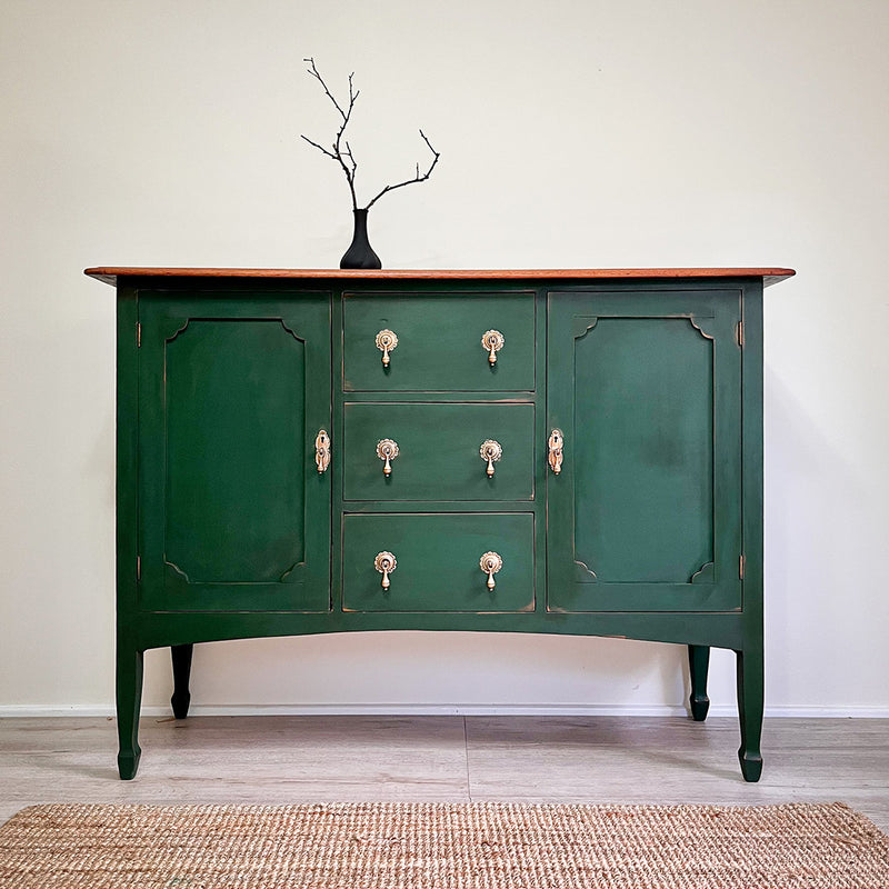 Super Stunning Newly Refurbished Original Victorian Queen Anne Oak Sideboard