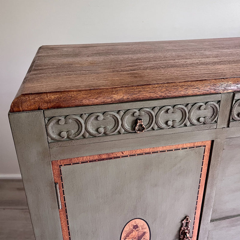 Super Stunning Newly Refurbished Original Edwardian English Oak Sideboard