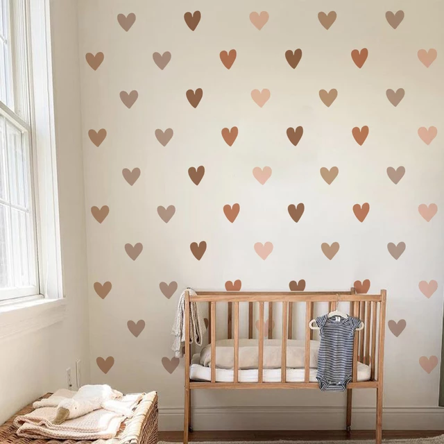 Best selling Boho Style Heart Shaped Self Adhesive Wall Decals/Sticker