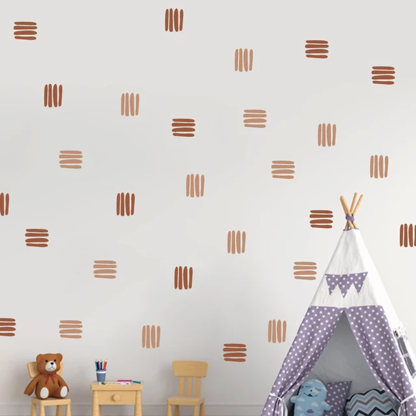 Trendy Boho Style Bear Paw Self Adhesive Wall Decals/Sticker