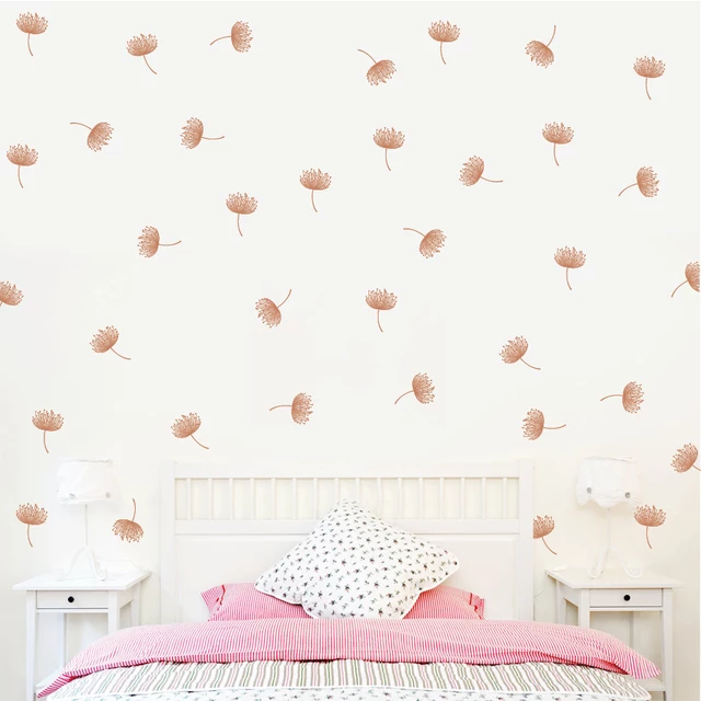 Best selling Beautiful  Boho Style Mimosa Self Adhesive Wall Decals/Sticker