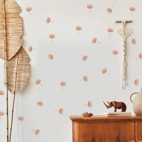 Best selling Beautiful  Boho Style Mimosa Self Adhesive Wall Decals/Sticker