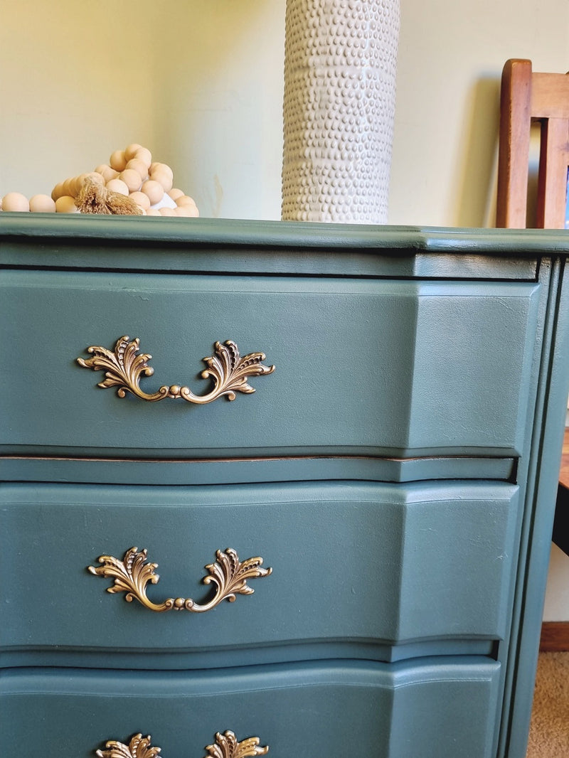 Aphrodite -Beautiful,Solid and Newly Refurbished Oak chest of drawers