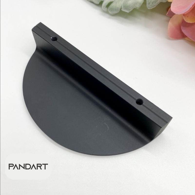 2x Elephant Ear - Stunning and Brand New Black Cabinet Pull,Cabinet Handle, Furniture Pull, Dresser Handle, Knobs