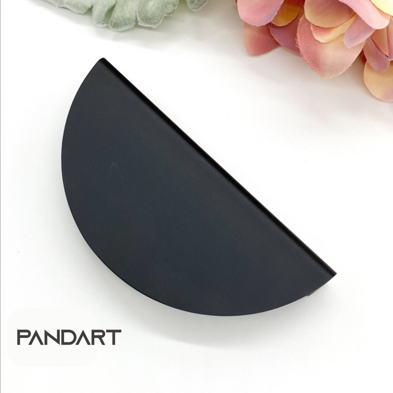 2x Elephant Ear - Stunning and Brand New Black Cabinet Pull,Cabinet Handle, Furniture Pull, Dresser Handle, Knobs