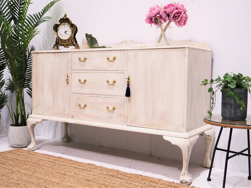 Gorgeous and Freshly Refurbished Original Vintage French provincial style Sideboard