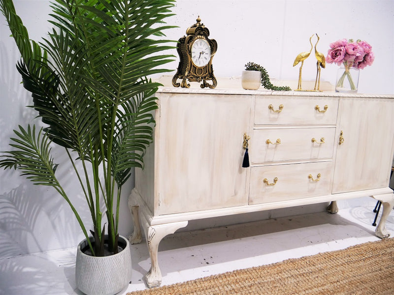 Gorgeous and Freshly Refurbished Original Vintage French provincial style Sideboard