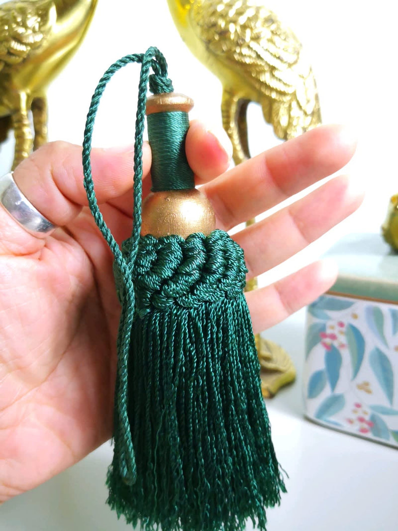 Brand New and Beautiful Handmade Silky and Smooth Tassels with Cords Antique Furniture Tassel, Vintage Home Decor