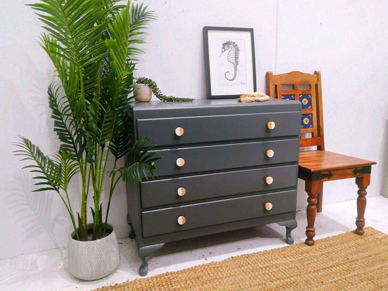 Beautiful and newly refurbished Duck egg Victoria Vintage drawers