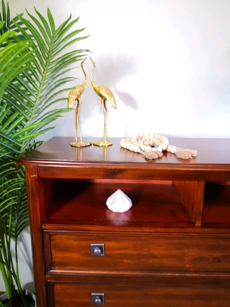 Beautiful, Solid and Original Vintage Oak Dresser/chest of drawers